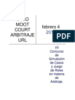 2019 Caso Moot Court Arbitraje PDF