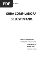 Obra Compiladora de Justiniano