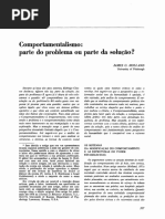 Holland (1979) - Comportamentalismo - parte do problema ou da solução.pdf