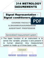 01 15mec 314 Metrology Unit 3 Signal+conditioning PDF