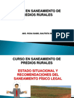 Saneamiento de Predios Rurales PDF