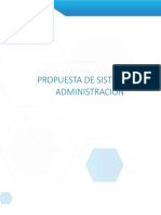 Propuesta de Desarrollo de Sistema Administracion PDF