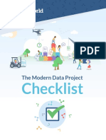 Modern Data Project Checklist