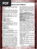 Regras Para Espíritos