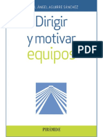 Dirigir y Motivar Equipos - Miguel Ángel Aguirre Sánchez PDF