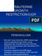 INTRAUTERINE GROWTH RESTRICTION (Ind)