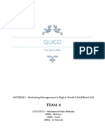 Quico The Quick Coffee Marketing Assignment PDF