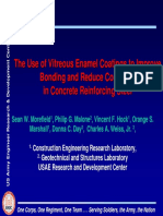 The Use of Vitreous Enamel Coatings To Improve Bonding and Reduce Corrosion in Concrete Reinforcing Steel