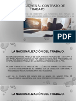 Modificaciones Al Contrato de Trabajo