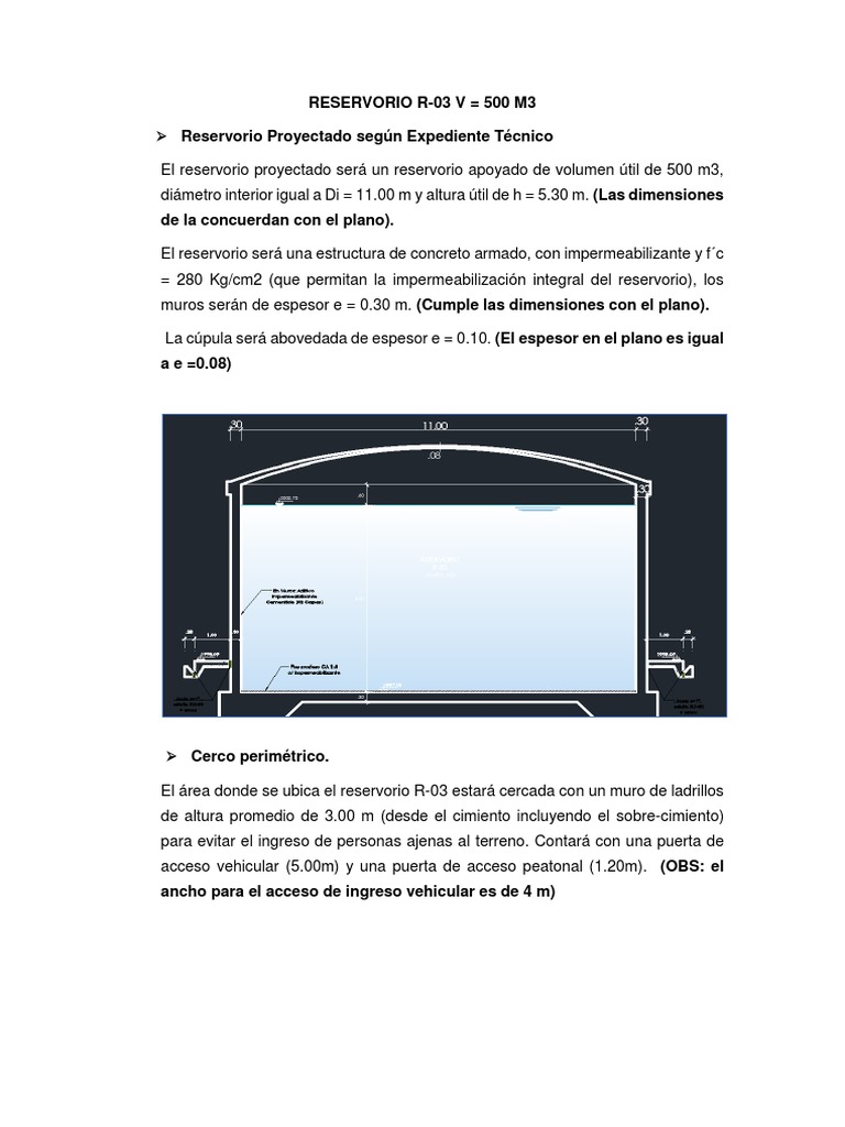 Reservorio 3 | PDF | Acero | Acero estructural