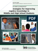 Teaching Strategies For Improving Algebra Knowledge in Middle School & High School Students REVISED 01.2019 - Star, Et Al
