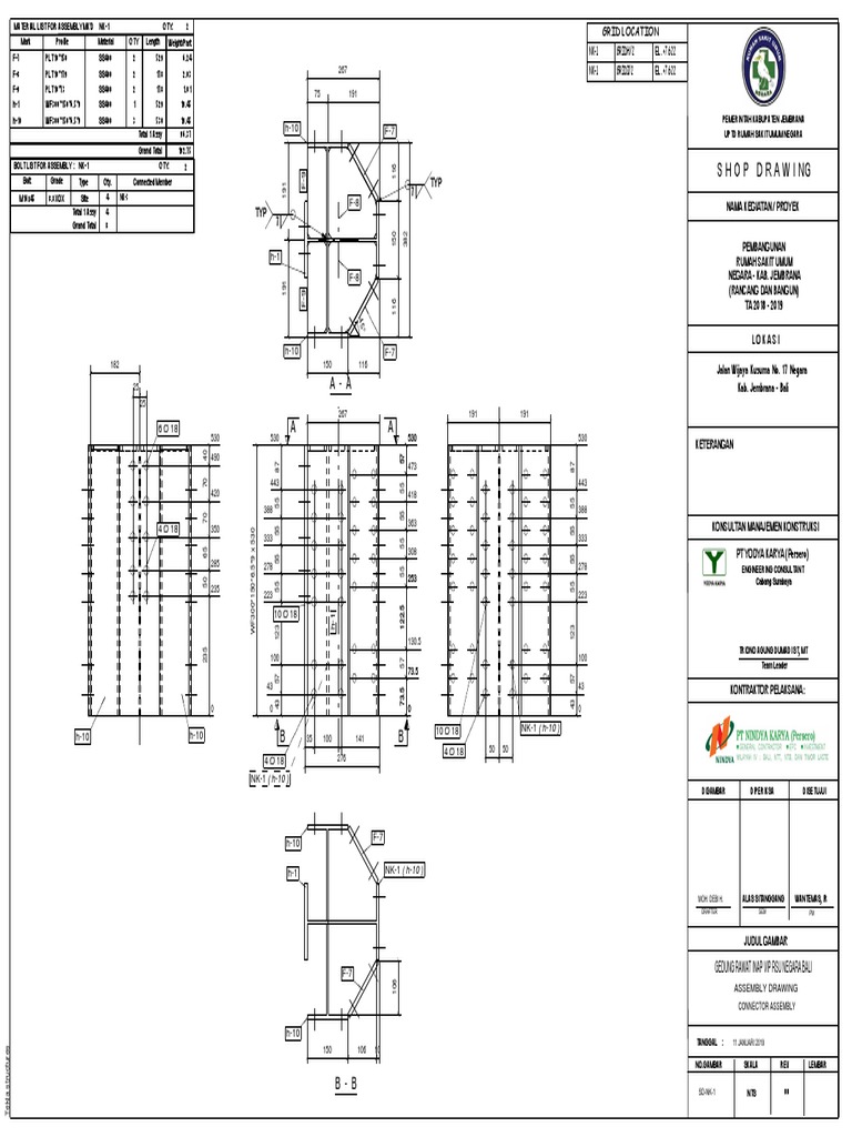 Tekla Structures Assembly Drawing Guide | PDF