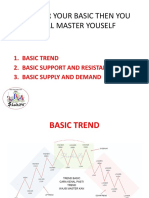 Master Your Basic Then You Will Master Youself: 1. Basic Trend 2. Basic Support and Resistance 3. Basic Supply and Demand