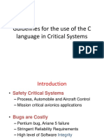 Guidelines For The Use of The C Language in Critical Systems