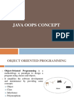 Java Oops Concept