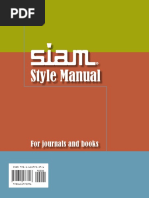 Style Manual: For Journals and Books