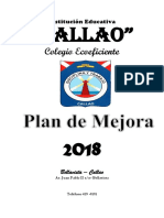 Plan de Mejora 2018 COMUNICACIÓN