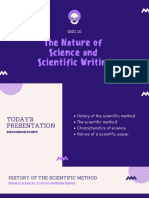 1 The Nature of Science and Scientific Writing