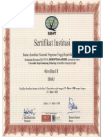 Sertifikat Akreditasi Institusi Unnes 2008 2013