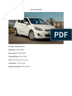 Car Loan Proposal