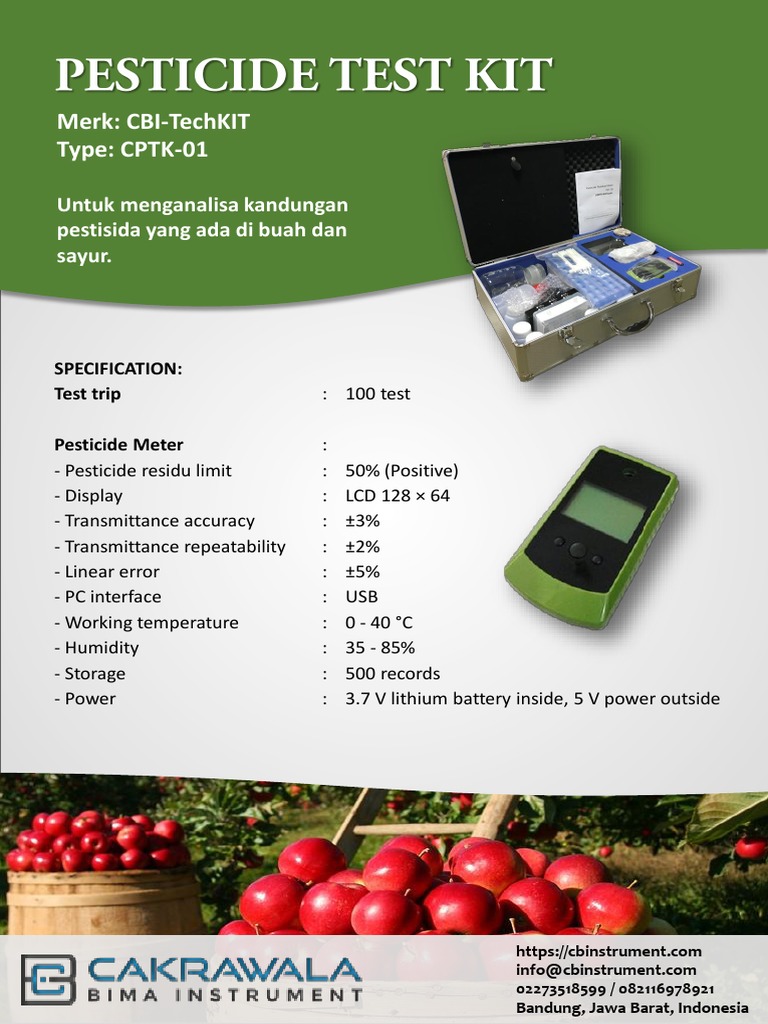 Brosur Pesticide Test Kit PDF