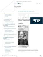 William Shakespeare - Facts, Life, & Plays