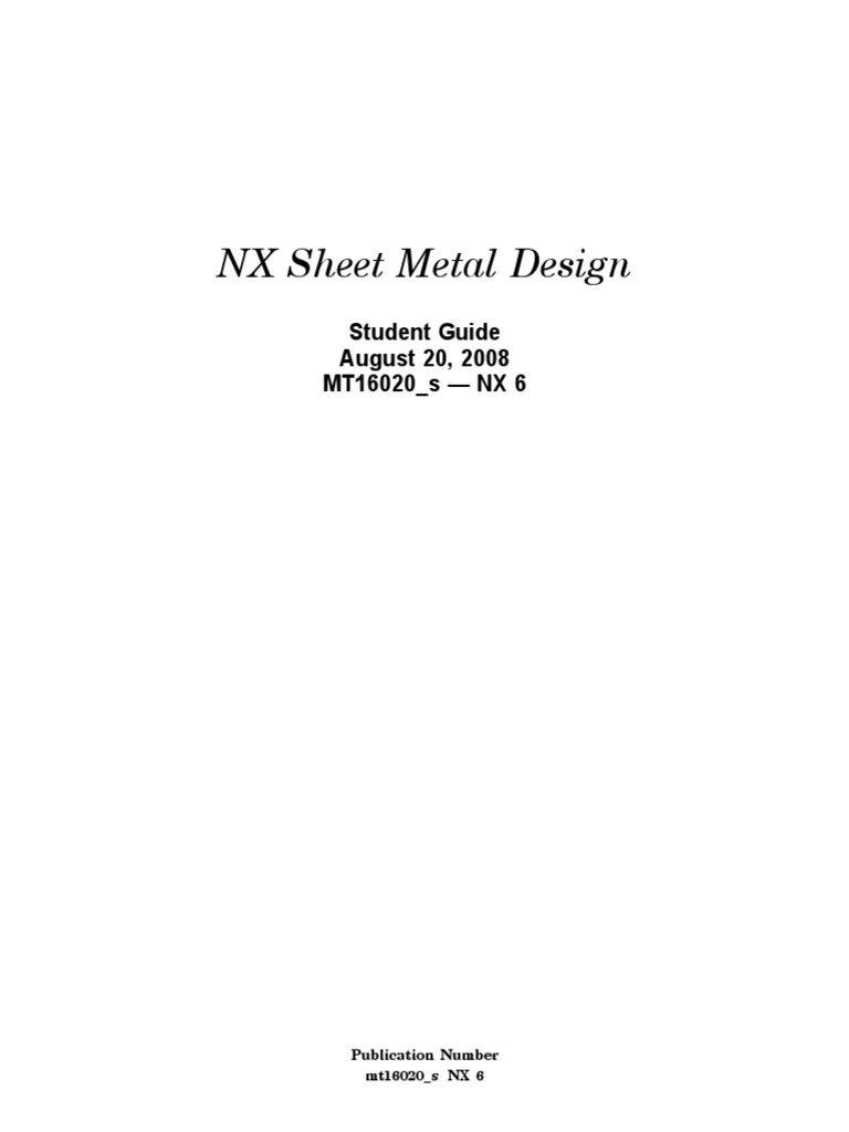 Sheet Metal Design PDF PDF Sheet Metal Product Lifecycle