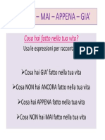 Ancora - Mai - Appena - Gia': Cosa Hai Fatto Nella Tua Vita?