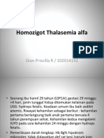 Homozigot Thalasemia Alfa