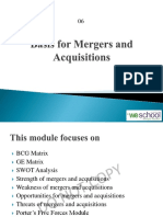 06 Basis For Mergers and Acquisitions