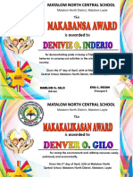 MNCS Pupils Award