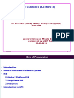 Missile Guidance (Lecture 2) : DR A K Sarkar (Visiting Faculty, Aerospace Engg Dept) DIAT Pune