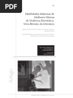 Habilidades maternas de mulheres vítimas de violencia