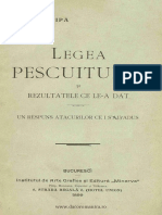 Legea pescuitului şi rezultatele ce le-a dat  Un rĕspuns atacurilor ce i s’au adus.pdf