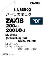 Parts Manual Hitachi ZX200-3 P1U1-SLML1-1 PDF