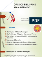 A Profile of Philippine Management