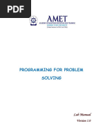 Lab Manual PSP