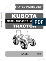 Kubota - M9540 - Part Book PDF