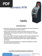 Biometric ATM