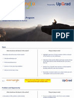 Pitch Presentation Structure PDF