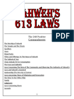 Yahweh's 613 Laws