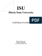 ISU Scaffolding Procedure