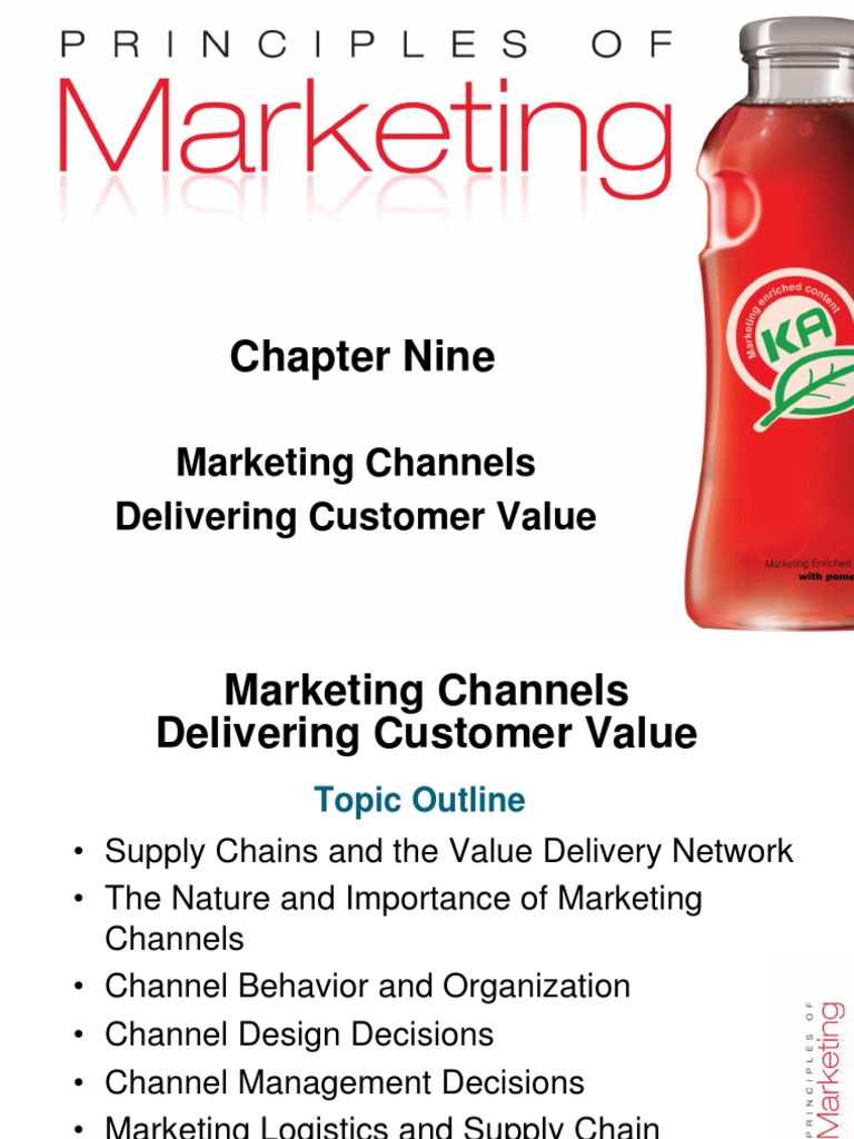 Kotler Chapter 9 Marketing Channels | PDF | Supply Chain | Logistics