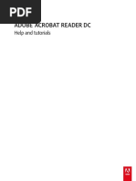 Adobe Acrobat Reader DC: Help and Tutorials