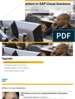 Incident Management in SAP Cloud Solutions: Speaker's Name/Department (Delete If Not Needed) Month 00, 2015
