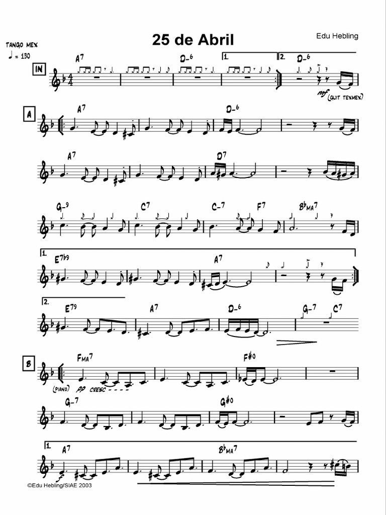 Latin Jazz Piano Sheet Music PDF | PDF