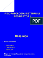 Cursul Nr. 1 Fiziopatologia Sistemului Respirator I Insuficienta Respiratorie. ARDS