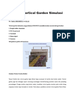 Struktur Vertical Garden Simulasi Arsitek