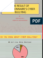 The Result of Cyber Bullying