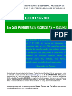LEI 8112.90 - EM 589 PERGUNTAS E RESPOSTAS COMPLETA.pdf